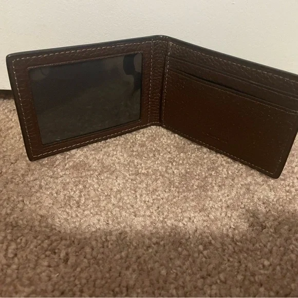 Coach Brown Leather Key Card Holder - Picture 2 of 2